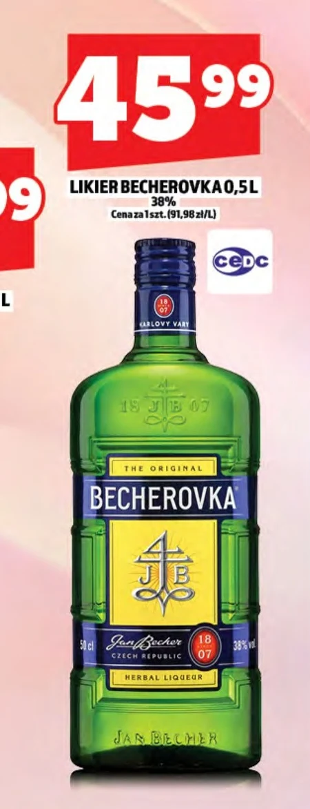 Лікер Becherovka