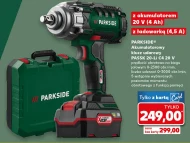 Akumulatorowy klucz udarowy Parkside