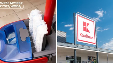 Masz dość ciągłej zmiany wody przy myciu podłogi? Ten mop z Kauflandu może to ułatwić