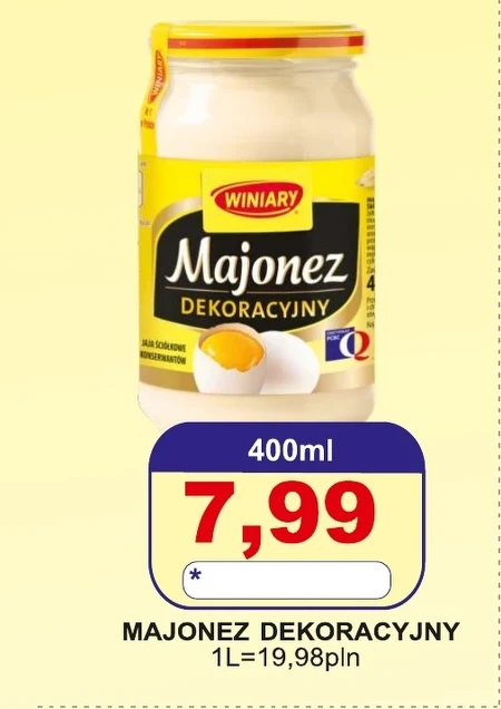 Майонез Winiary