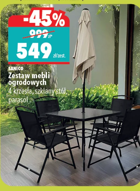 Набір садових меблів Sanico