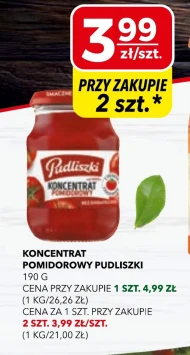 Koncentrat pomidorowy Pudliszki