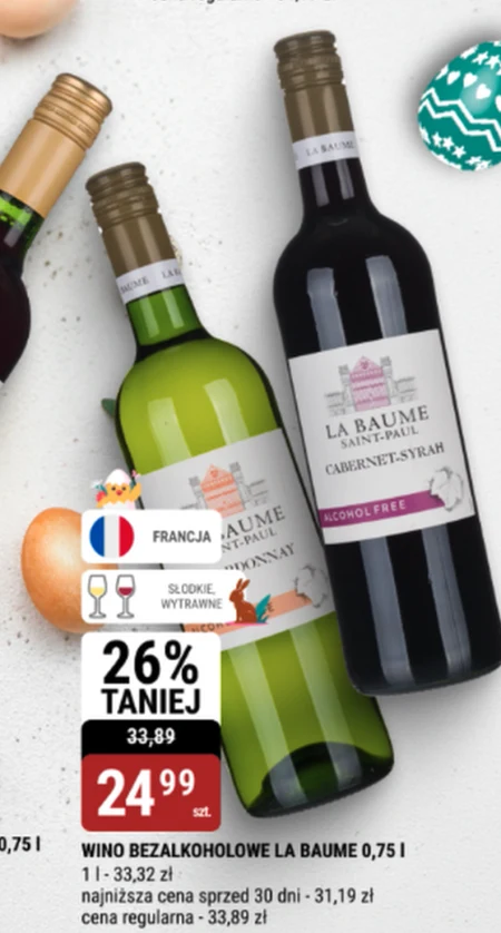 Безалкогольне вино La baume