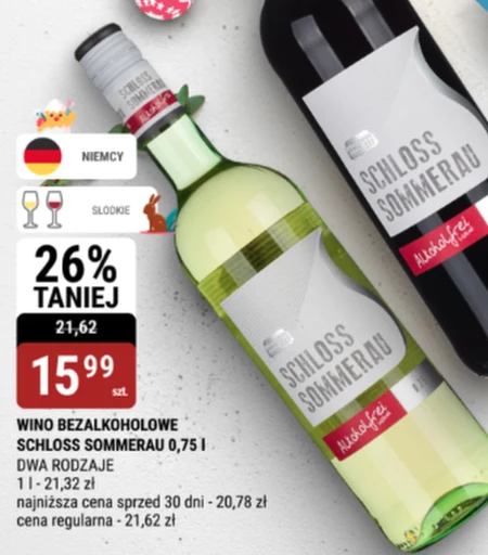 Безалкогольне вино Schloss sommerau