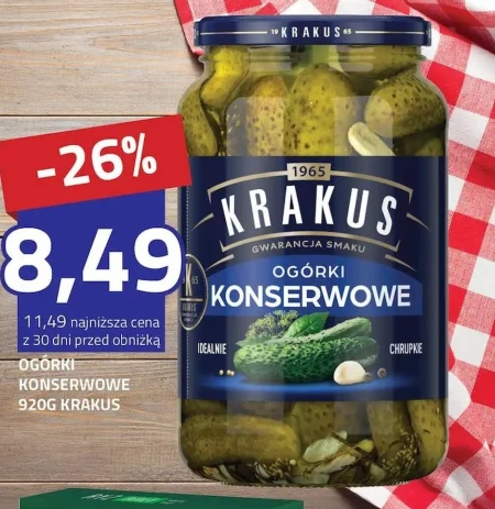 Консервовані огірки Krakus