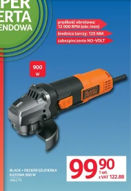 Szlifierka kątowa Black+Decker