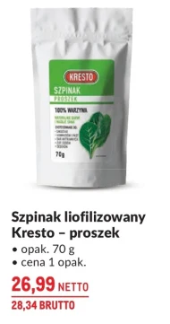 Szpinak Kresto