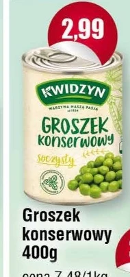 Консервований горошок Kwidzyn