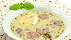 Barszcz biały na zakwasie to tradycyjna wielkanocna zupa