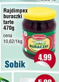 Тертий буряк Sobik