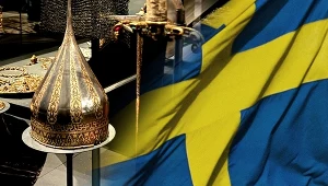 Na zdjęciu hełm cara Iwana IV Groźnego. Przed potopem znajdował się w Warszawie