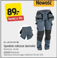 Spodnie robocze damskie Bluewear