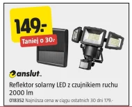 Reflektor z czujnikiem ruchu Anslut