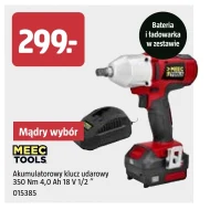 Akumulatorowy klucz udarowy Meec Tools