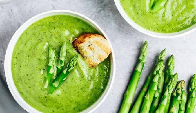 Krem z zielonych warzyw