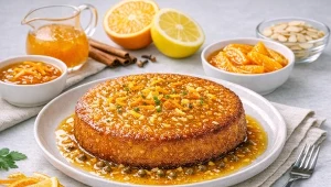 Tunezyjski biszkopt pomarańczowy. Wilgotne ciasto pełne słońca i aromatu
