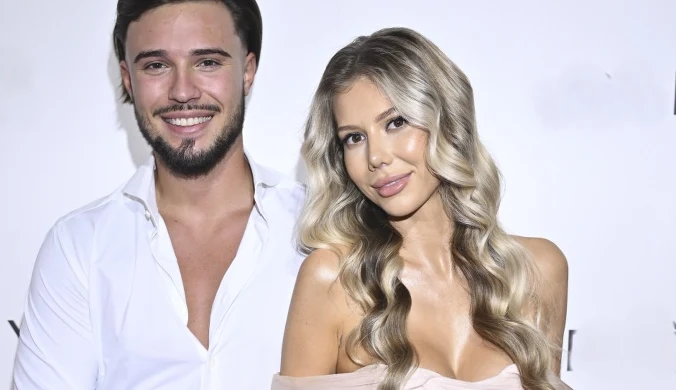 Leon Myszkowski z narzeczoną