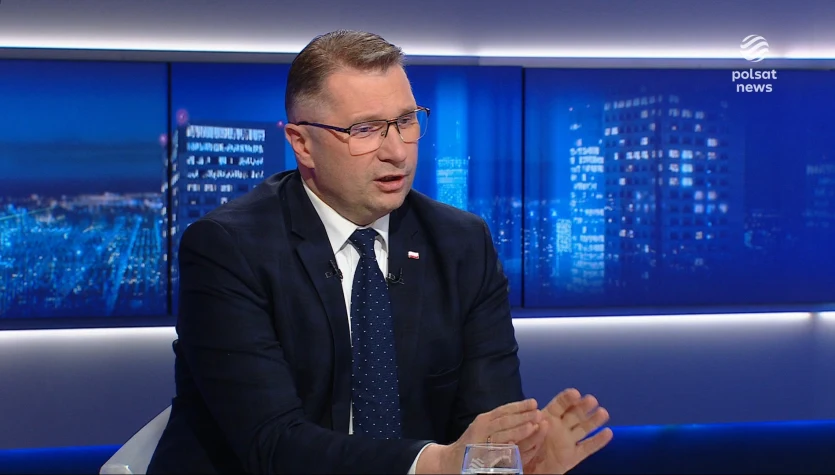 Czarnek w "Gościu Wydarzeń" o ETS: Oczekuję od premiera Tuska, że będziemy mieli decyzję o zakończeniu