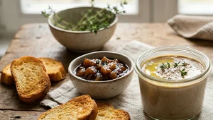 Parfait de foie de volaille z chutneyem gruszkowym