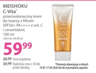 Krem z filtrem Meishoku