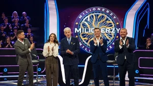 Hubert Urbański z gwiazdami specjalnego odcinka "Milionerów"