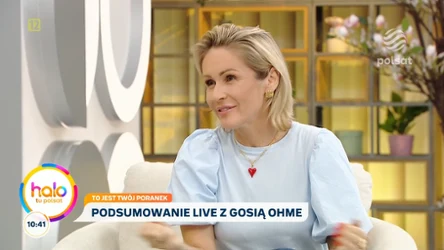 Małgorzata Ohme debiutuje w "halo tu polsat". Pierwszy raz rozmawiała na żywo z widzami 