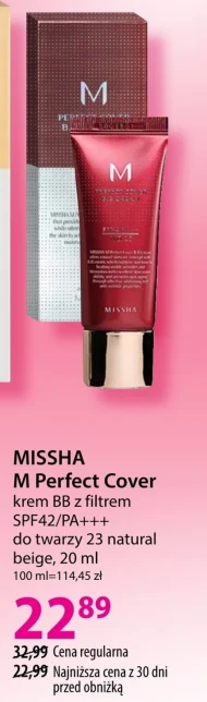 Krem z filtrem Missha