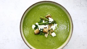 Krem z zielonych warzyw według Karoliny Stolarskiej-Bigos