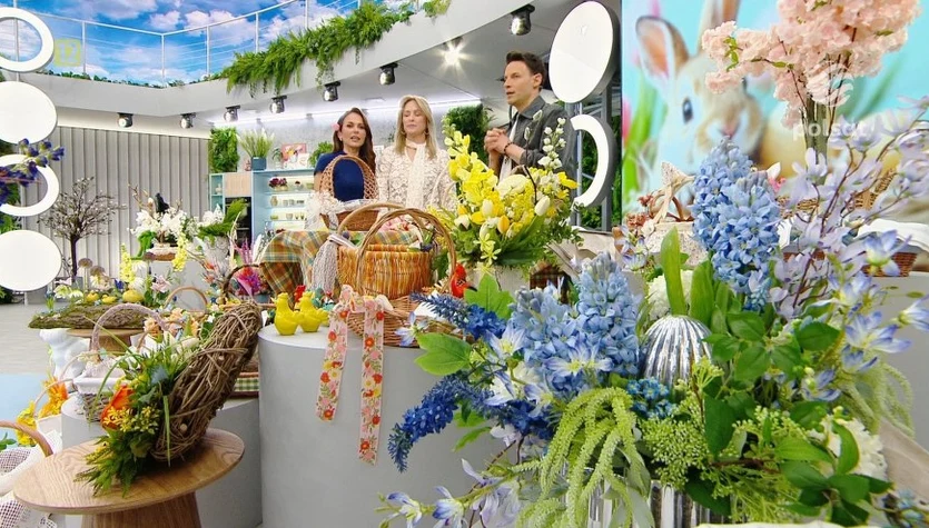 Wiosenne koszyczki metodą DIY. Monika Olesińska pokazała, jak ozdobić je w domu