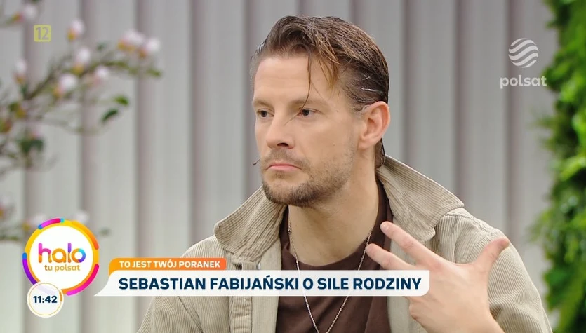 Sebastian Fabijański z siostrą Weroniką przed występem w "TzG"