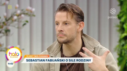 Sebastian Fabijański z siostrą Weroniką przed występem w "TzG"