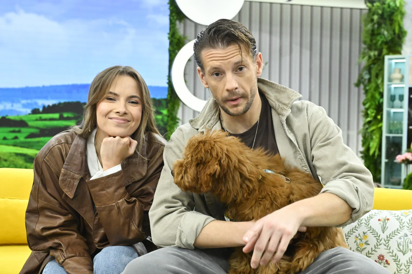 Weronika i Sebastian Fabijański w programie "halo tu polsat"
