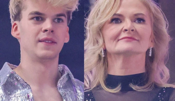 Kacper Jasper Porębski i jego mama Izabela Kalińska