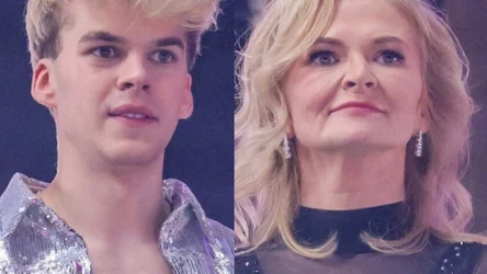 Kacper Jasper Porębski i jego mama Izabela Kalińska