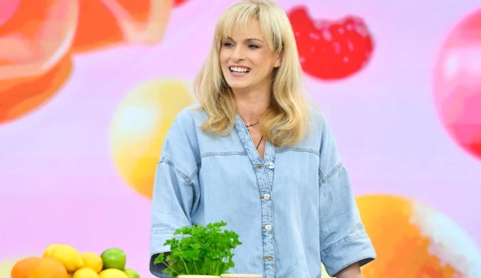 Dietetyczka Justyna Mizera w "halo tu polsat"