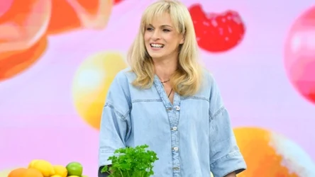 Dietetyczka Justyna Mizera w "halo tu polsat"