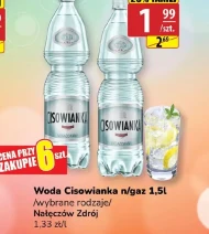 Woda mineralna Cisowianka