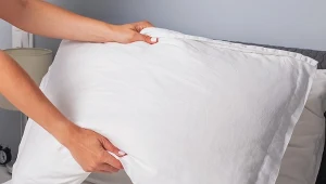 Poduszki na wiosnę piorę tylko tak. Są białe jak śnieg i puszyste