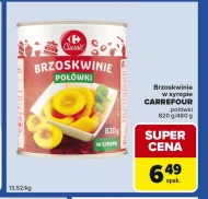 Brzoskwinie połówki Carrefour