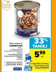 Masa makowa Carrefour