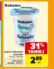 Jogurt naturalny Bakoma