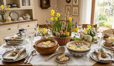 Żurek, barszcz biały i śledzie — jeden koszyk na całą Wielkanoc