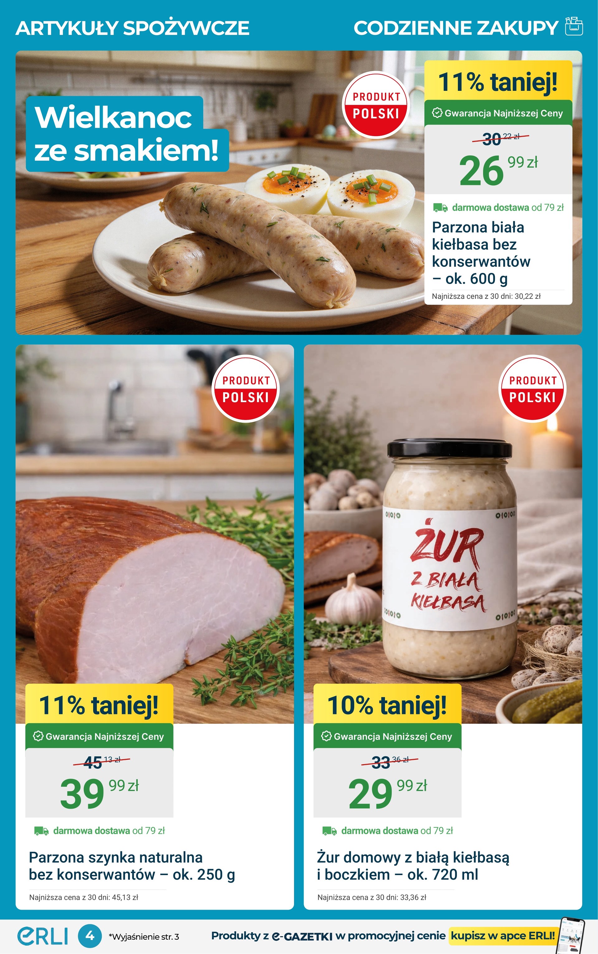 Erli ERLI Gazetka promocyjna 23-29.03 | Okazjum.pl