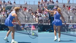 Tak zachowała się Andriejewa w Miami. Sędzia ogłosiła eliminację Rosjanki