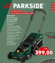 Kosiarka akumulatorowa Parkside
