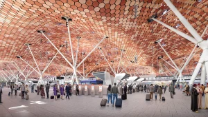 Największe lotnisko w kraju z nowym terminalem. Futurystyczny projekt