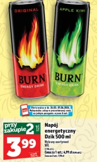 Napój energetyczny Burn