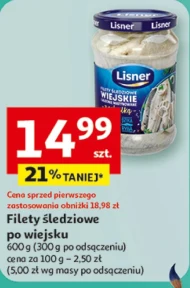 Filety śledziowe Lisner