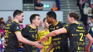 Marcin Komenda (drugi z lewej) nie miał wątpliwości, co było największym problemem Bogdanki LUK Lublin w Lidze Mistrzów