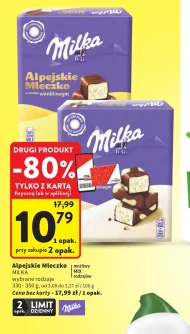 Mleczko alpejskie Milka